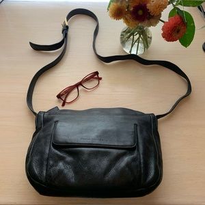 STONE MOUNTAIN Genuine Leather Black Bag